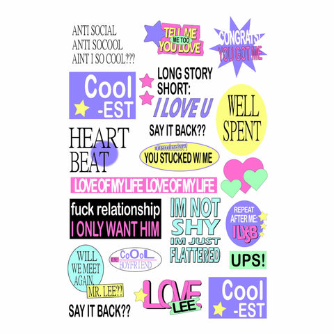 LOVE LEE STICKER