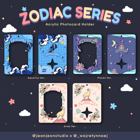 Photocard Holder Acrylic Zodiac Series