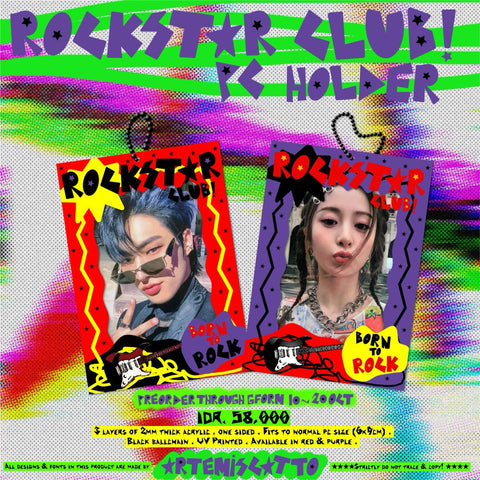 ROCKSTAR CLUB! Photocard Holder