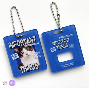 Important Things Acrylic ID Holder