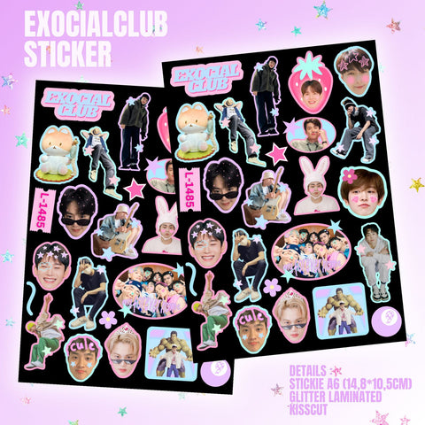 EXOCIAL CLUB STICKER