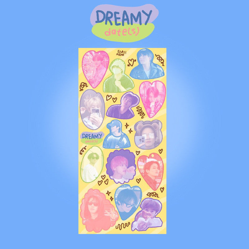 DREAMY DATES STICKER NCT DREAM