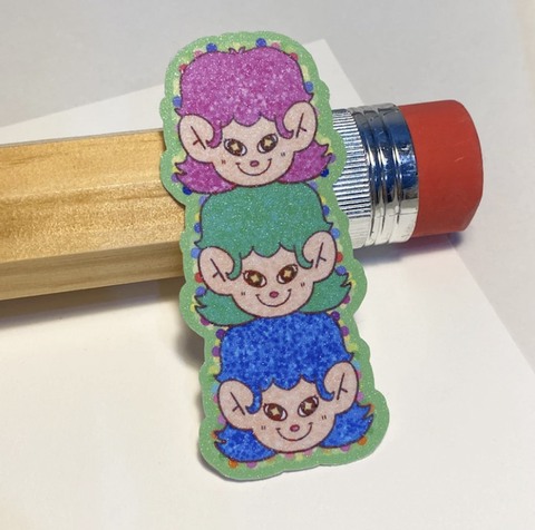 triplets sticker