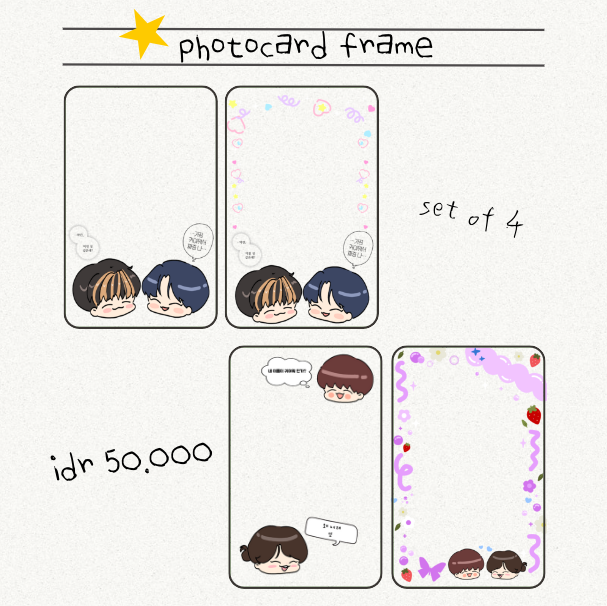 Stray Kids Transparent Photocard Frame