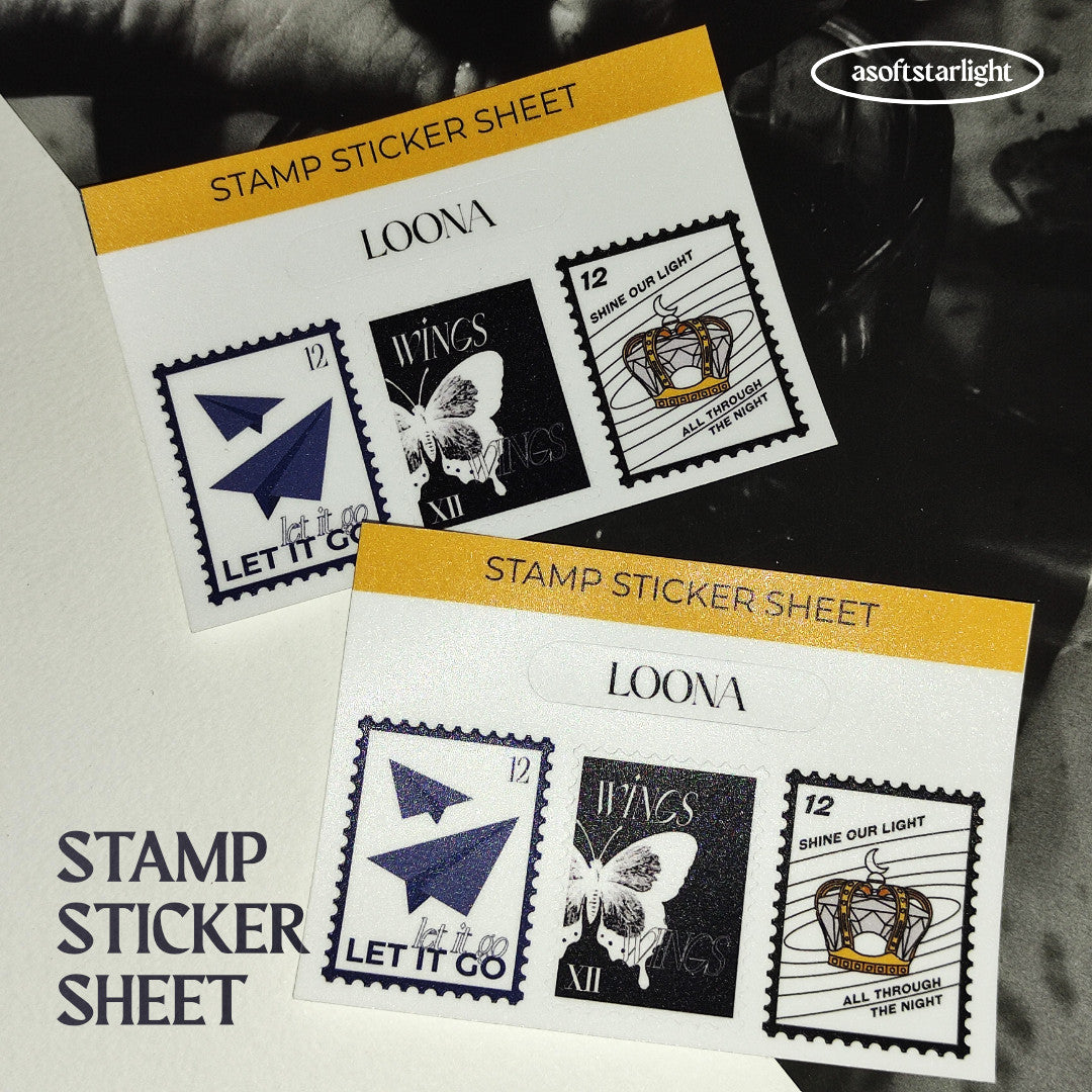LOONA Tracks Stamp Sticker