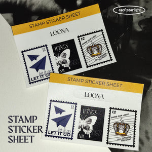 LOONA Tracks Stamp Sticker