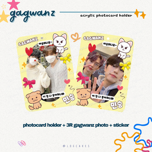 Stray Kids Lee Know Seungmin Gagwanz Acrylic Photocard Holder