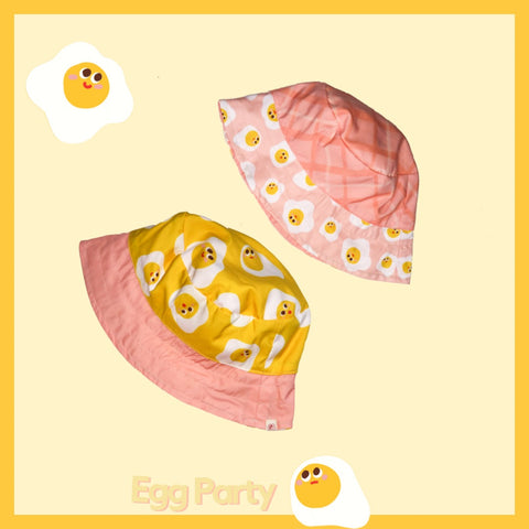 Egg Party Reversible Bucket Hat