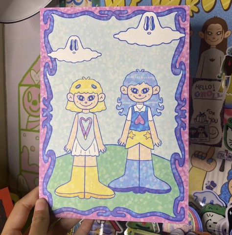 dream girlz a5 art print