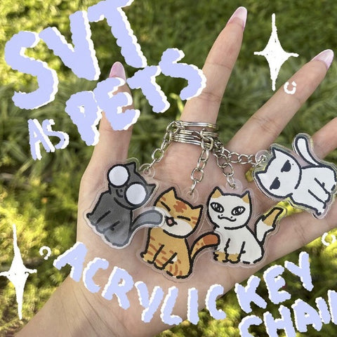 SVT as pets by lcvejjong | SEVENTEEN acrylic keychain as animals