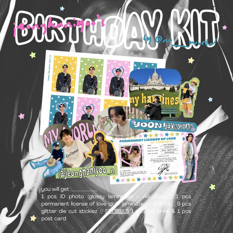 Jeonghaniyoo's BIRTHDAY KIT