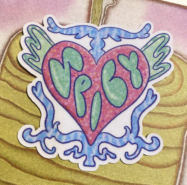 aespa - spicy die cut sticker