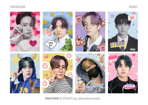 EHYPEN ID Photo by Aidorable Studio