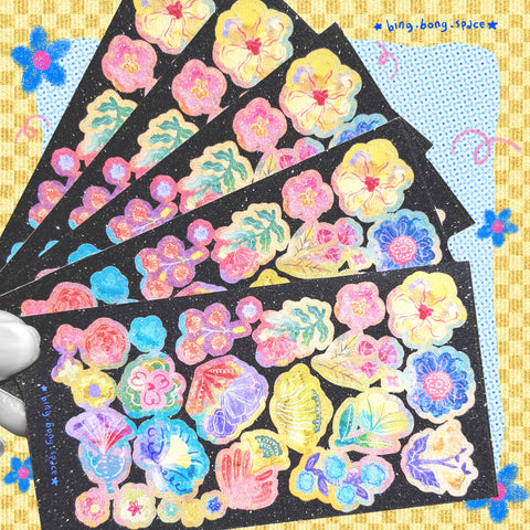 Sticker Sheet Blooming