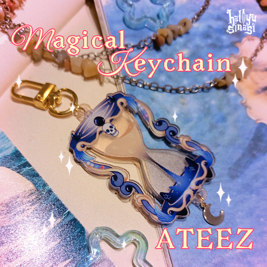 Magical Keychain: ATEEZ by Hallyusinasi