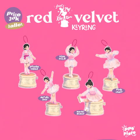 RED VELVET FEEL THE RHYTHM BALLET KEYRING