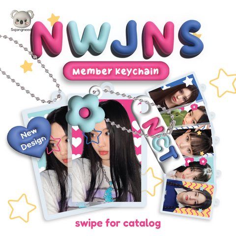 NEWJEANS KEYCHAIN MEMBER (Candy Series) By Sajangneeds