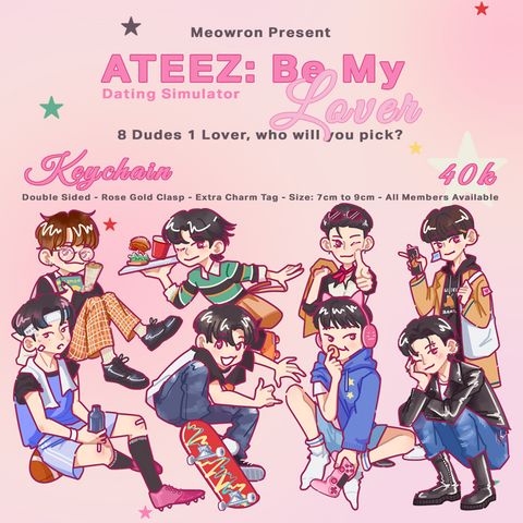 Fanmade ATEEZ: Be My Lover Keychain