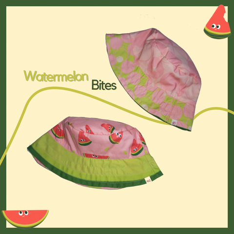 Watermelon Bites Reversible Bucket Hat