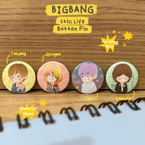 Button Pin Bigbang Still Life