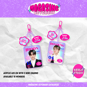 Treasure Magazine Keychain