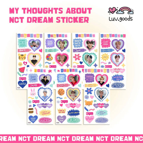 My Thoughts About: NCT sticker by luv.goods