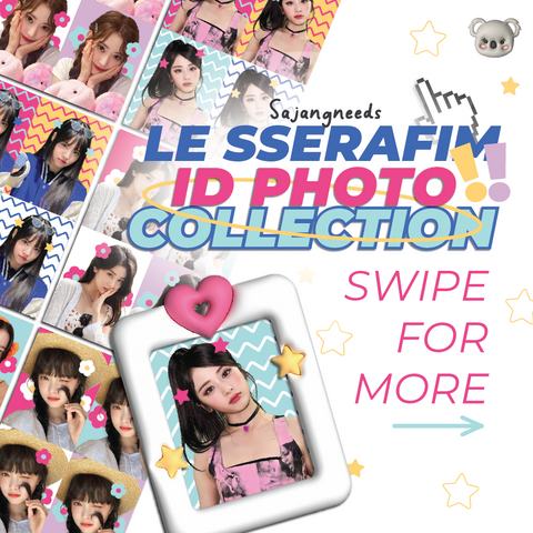 LE SSERAFIM ID PHOTO PACK By Sajangneeds