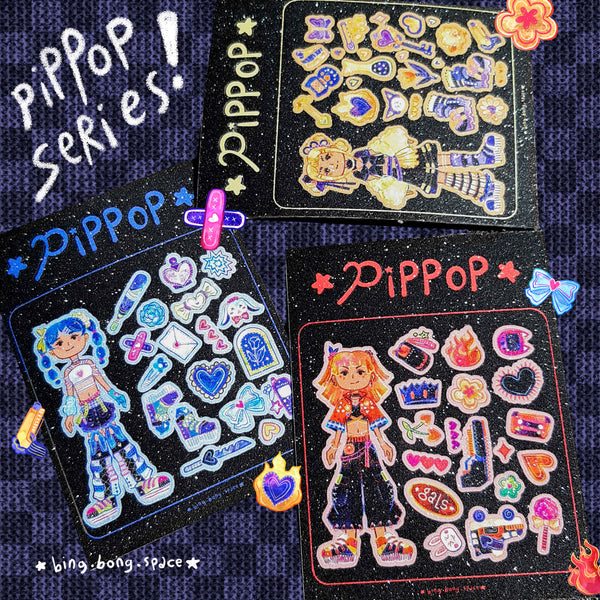 Sticker Sheet Pippop Series