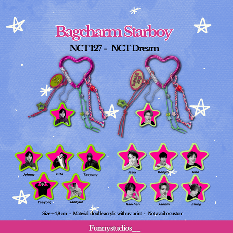 Bagcharm - Starboy NCT 127 &amp; NCT Dream (PLAND BANDUNG)