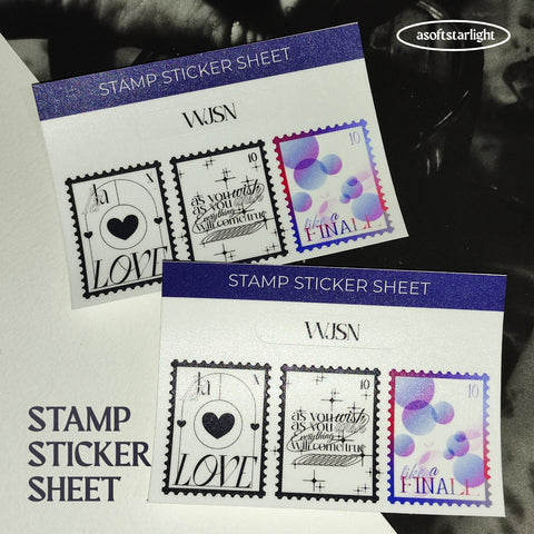 WJSN Tracks Stamp Sticker