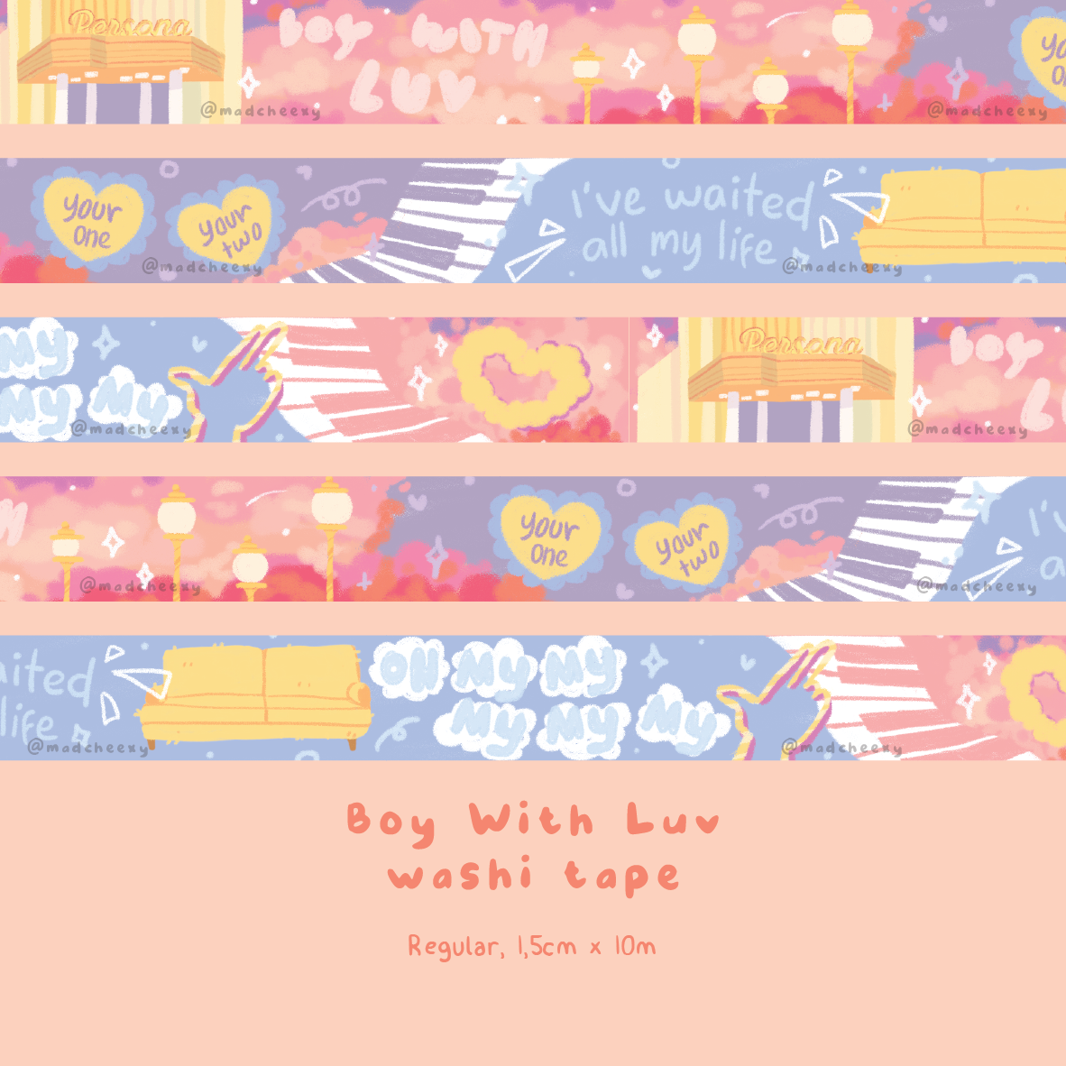 Boy With Luv Washi Tape