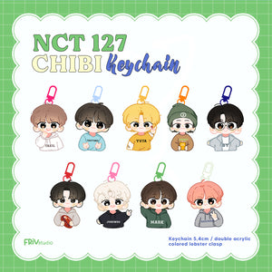 NCT 127 CHIBI KEYCHAIN