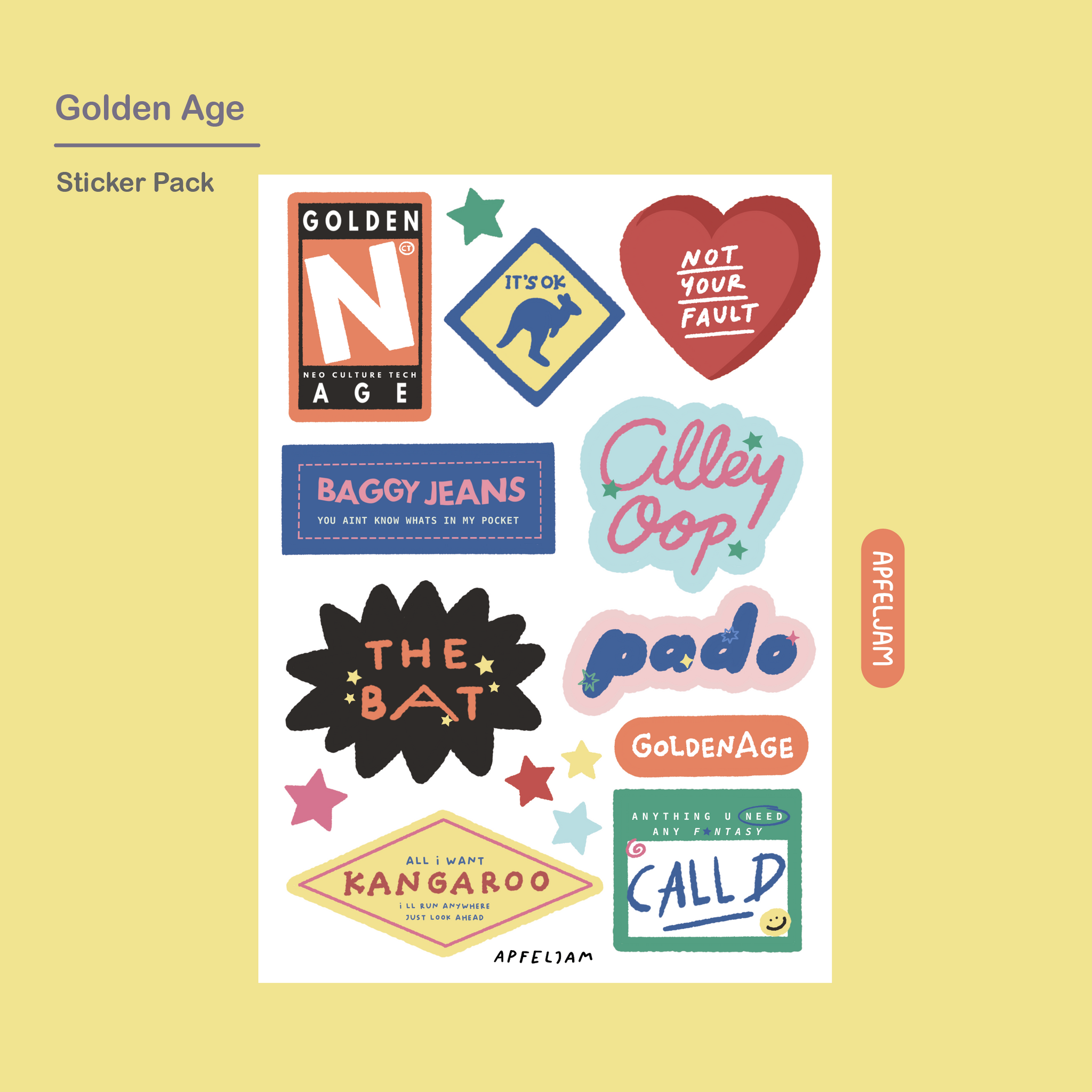 Golden Age NCT Sticker