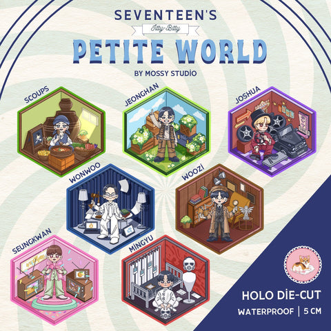 [MOSSYSTUDIO] Seventeen's Itty-Bitty Petite World Stickers
