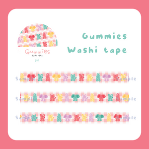 Gummies washi tape