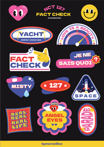 NCT 127 - Fact Check Sticker Sheets