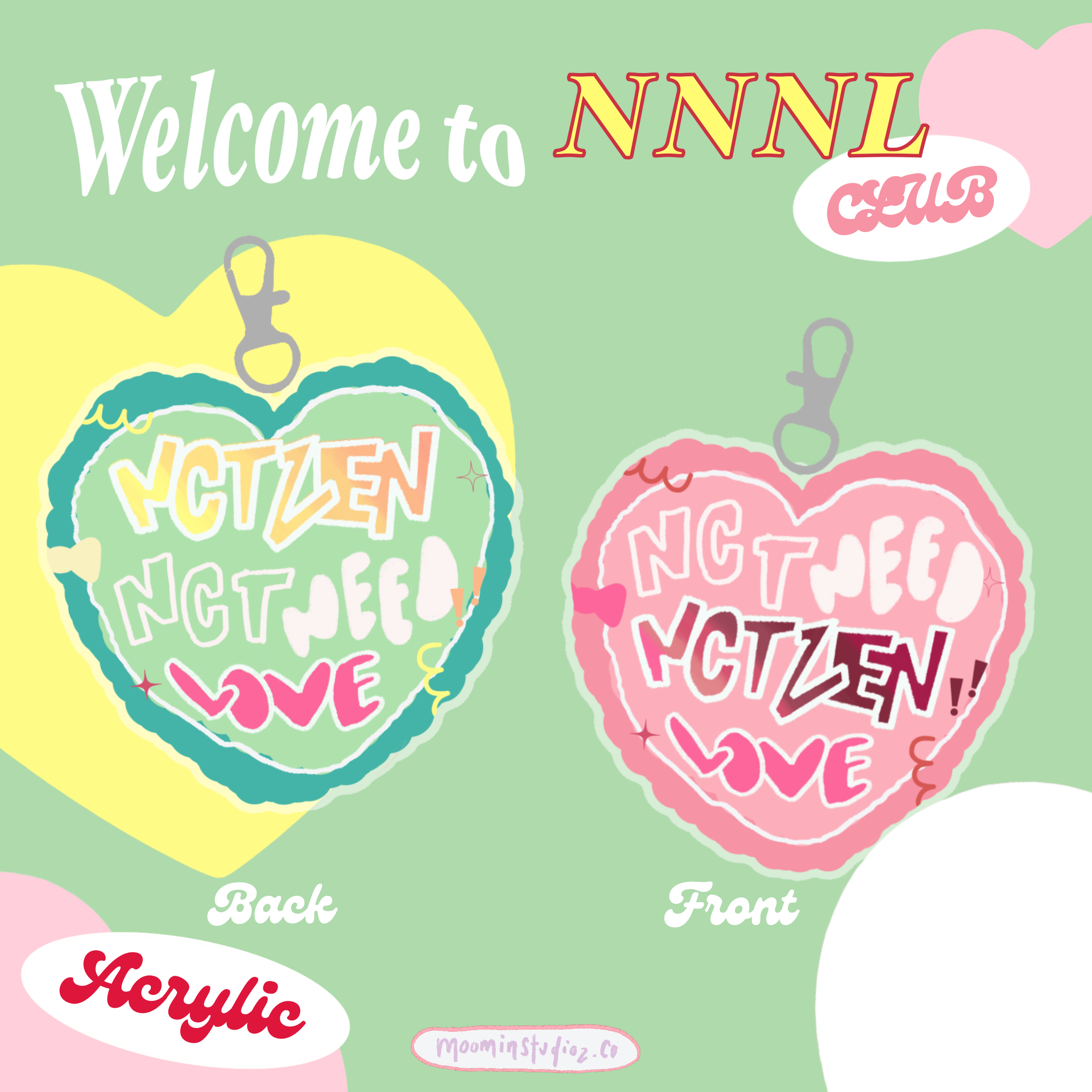 NCT NNNL CLUB ACRYLIC KEYCHAIN