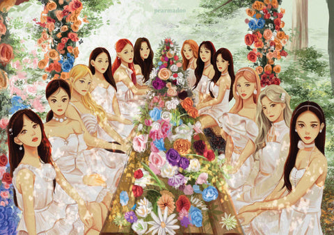 LOONA FLIP THAT OT12 ARTPRINT