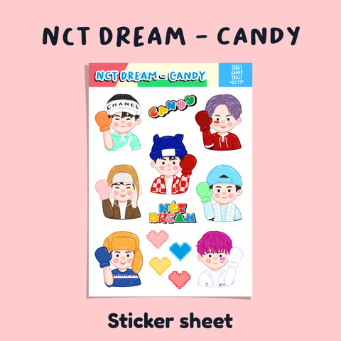 NCT Dream Candy Sticker Sheet