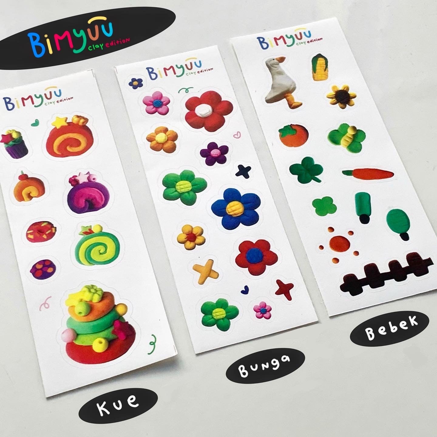 Bimyuu Sticker Pack 02 ( Clay Edition)