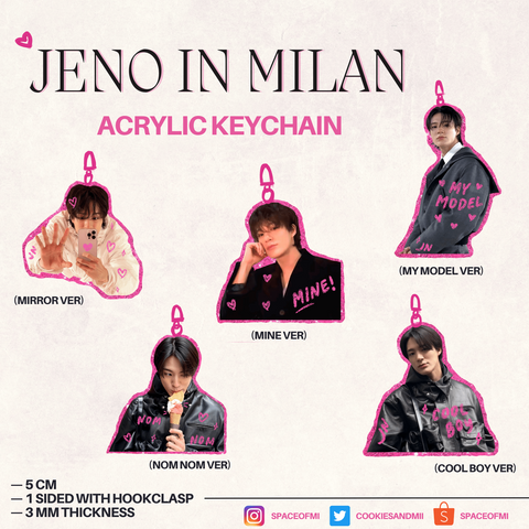 Jeno In Milan Keychain