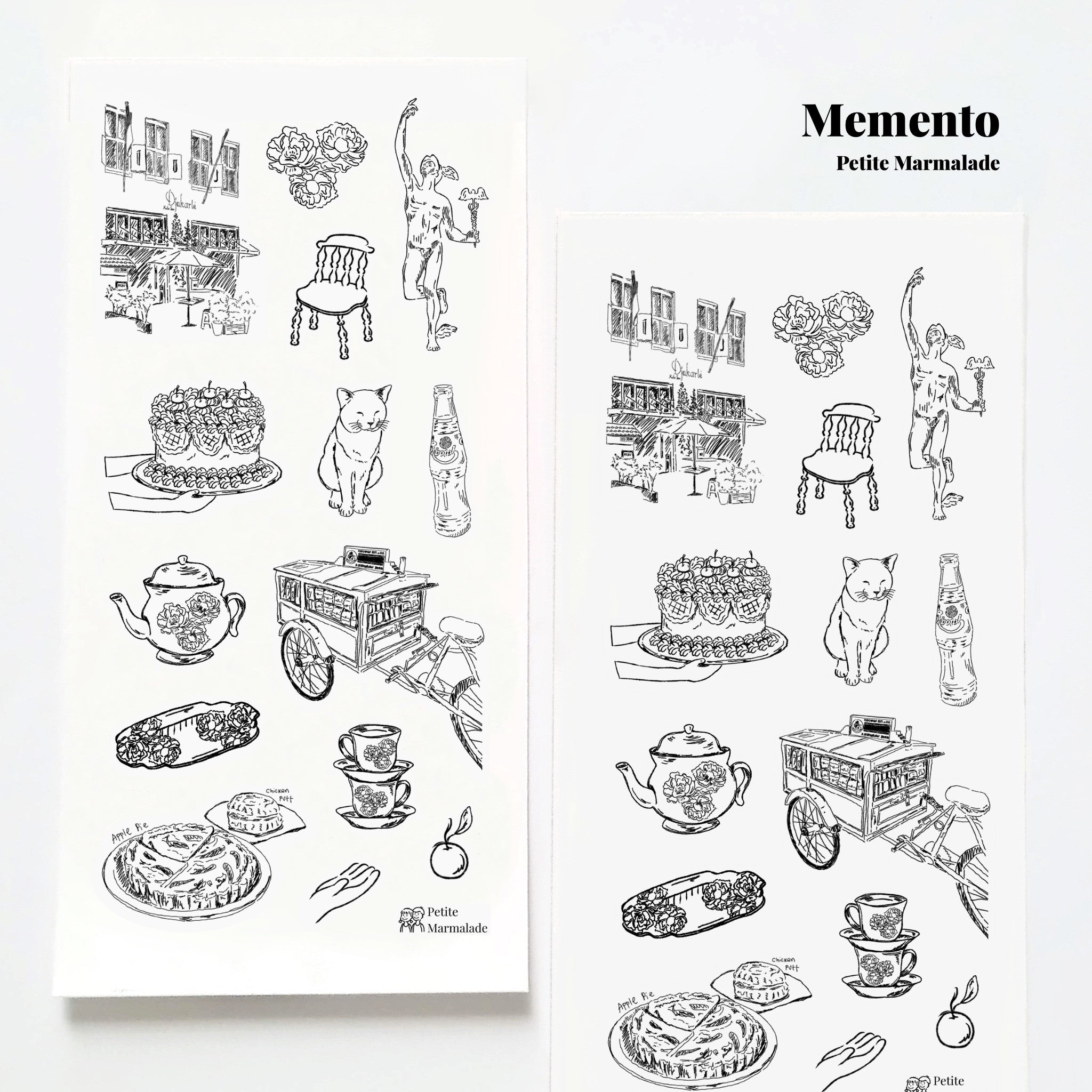 Petite Marmalade Deco Sticker - Memento