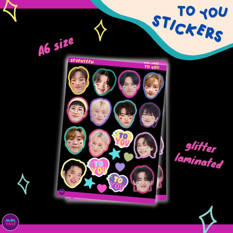 Seventeen To You Sticker