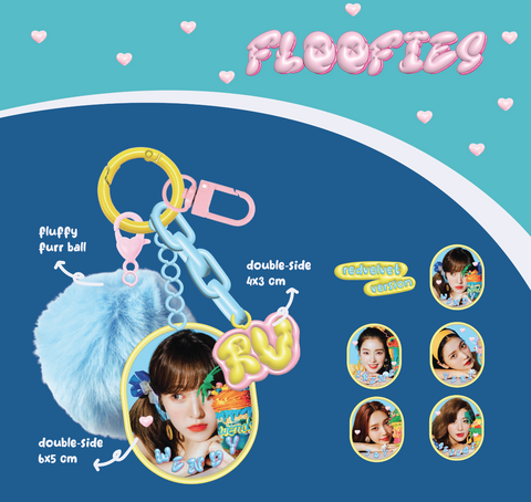 Floofies Bag Charm – REDVELVET