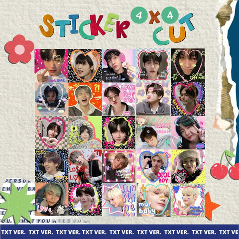 Sticker 4x4 ver TXT