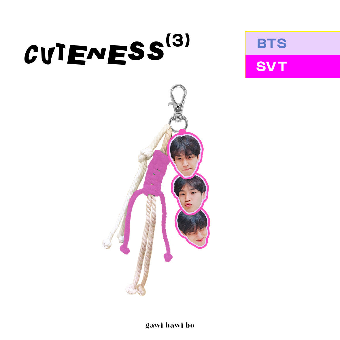 CuteneSS Braids - SVT Keychain