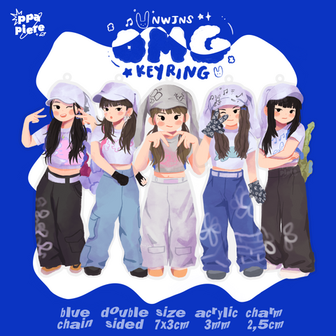NEWJEANS OMG! KEYRING