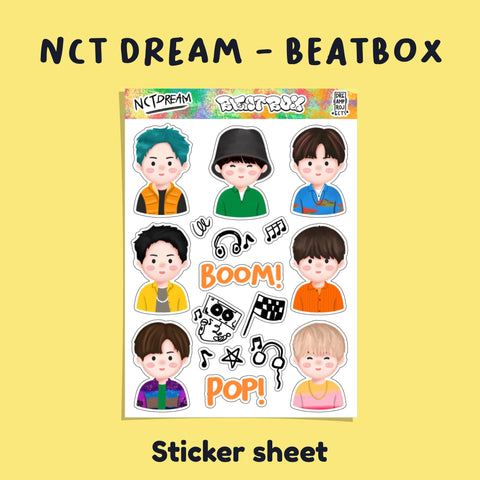 NCT Dream Beatbox Sticker Sheet