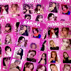 Sticker Aespa Pink Core Edition