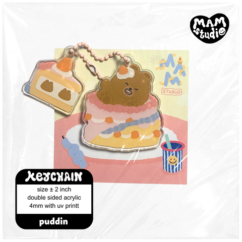 Cake Keychain